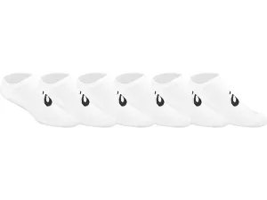 Asics Invasion No Show Socks 6 Pack (White)