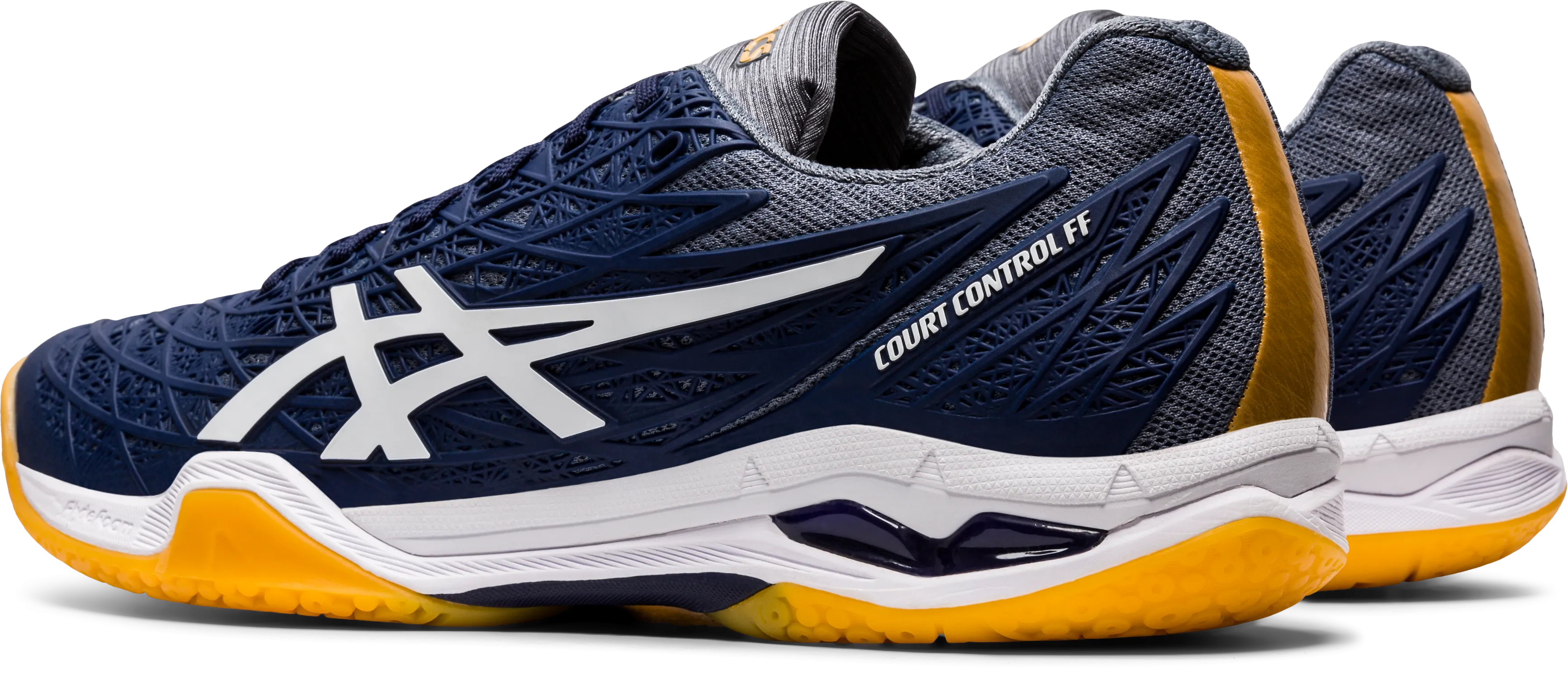Asics Men's Court Control FF Indoor Court Shoes in Peacoat/White