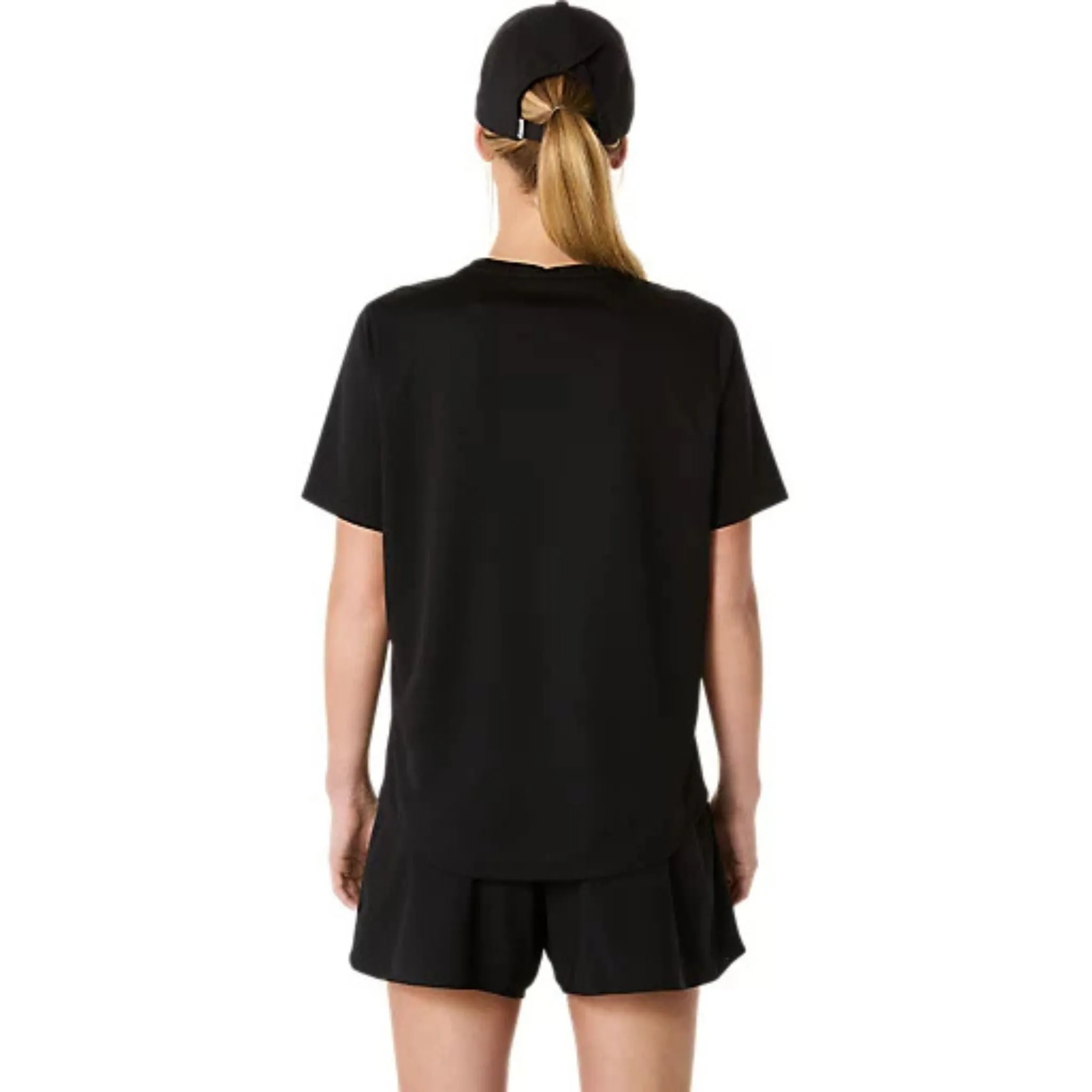 ASICS Silver Short Sleeved Womens Running Tee