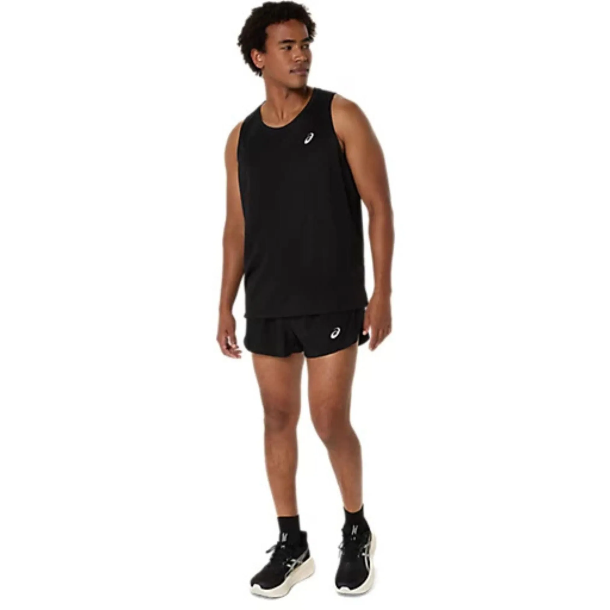 ASICS Silver Split Mens Running Shorts