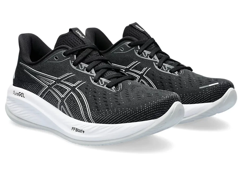 Asics Women's GEL-CUMULUS 26  Running Shoes in Black/Concrete