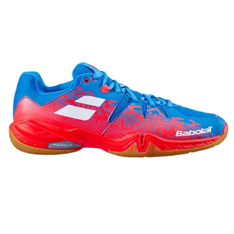 Babolat Shadow Spirit Badminton Shoes - Blue Red