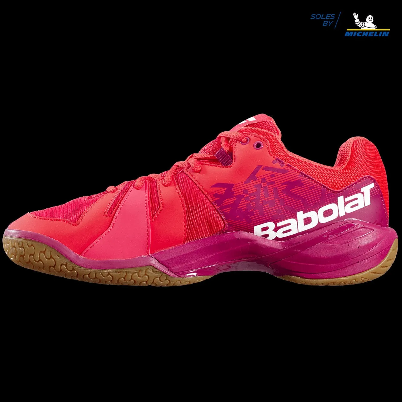 Babolat Shadow Spirit Mens Badminton Shoes - Cherry Tomato