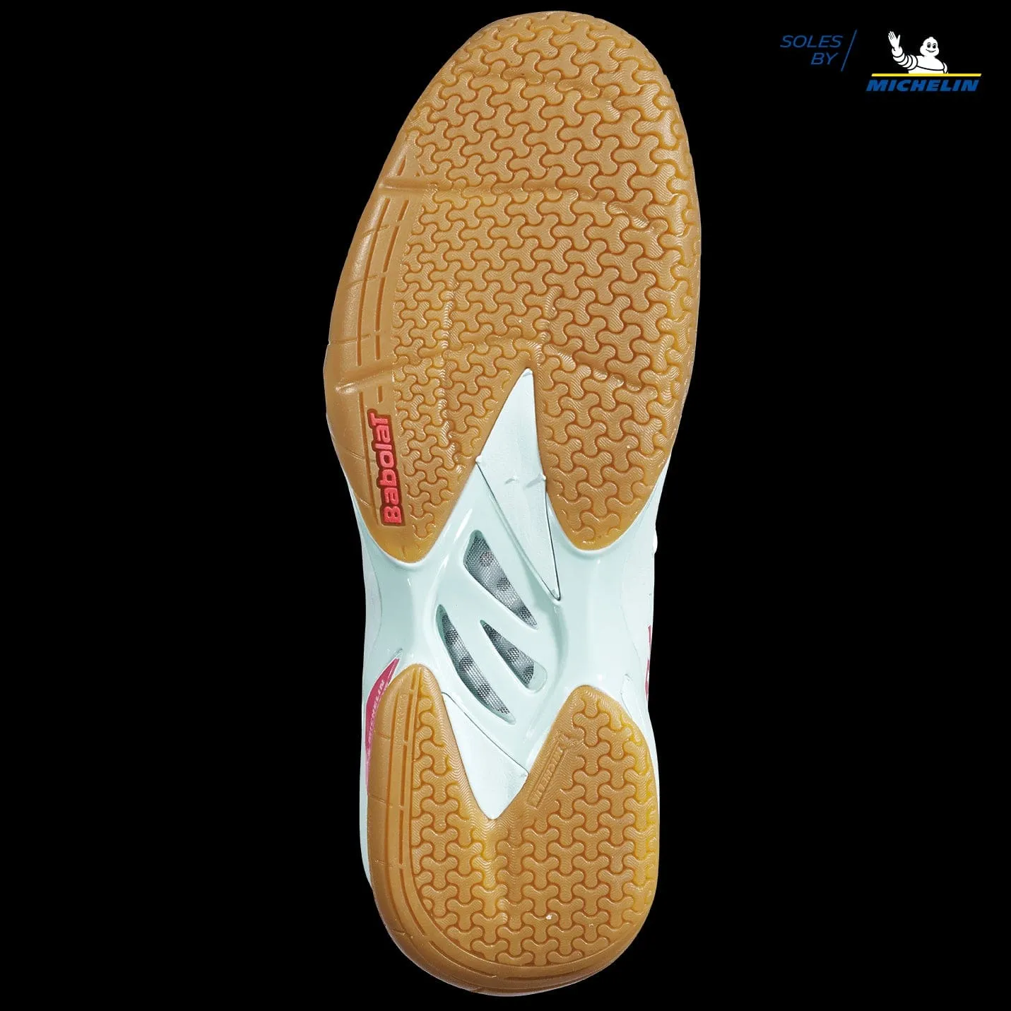 Babolat Shadow Spirit Womens Badminton Shoes - White / Light Blue