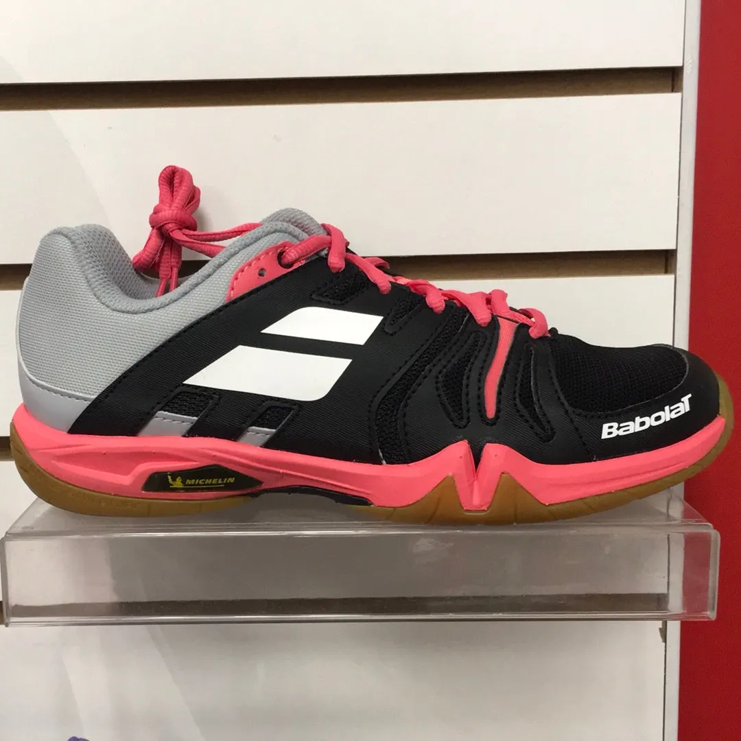 Babolat Shadow Team Indoor Court Women's Shoes In Black / Pink