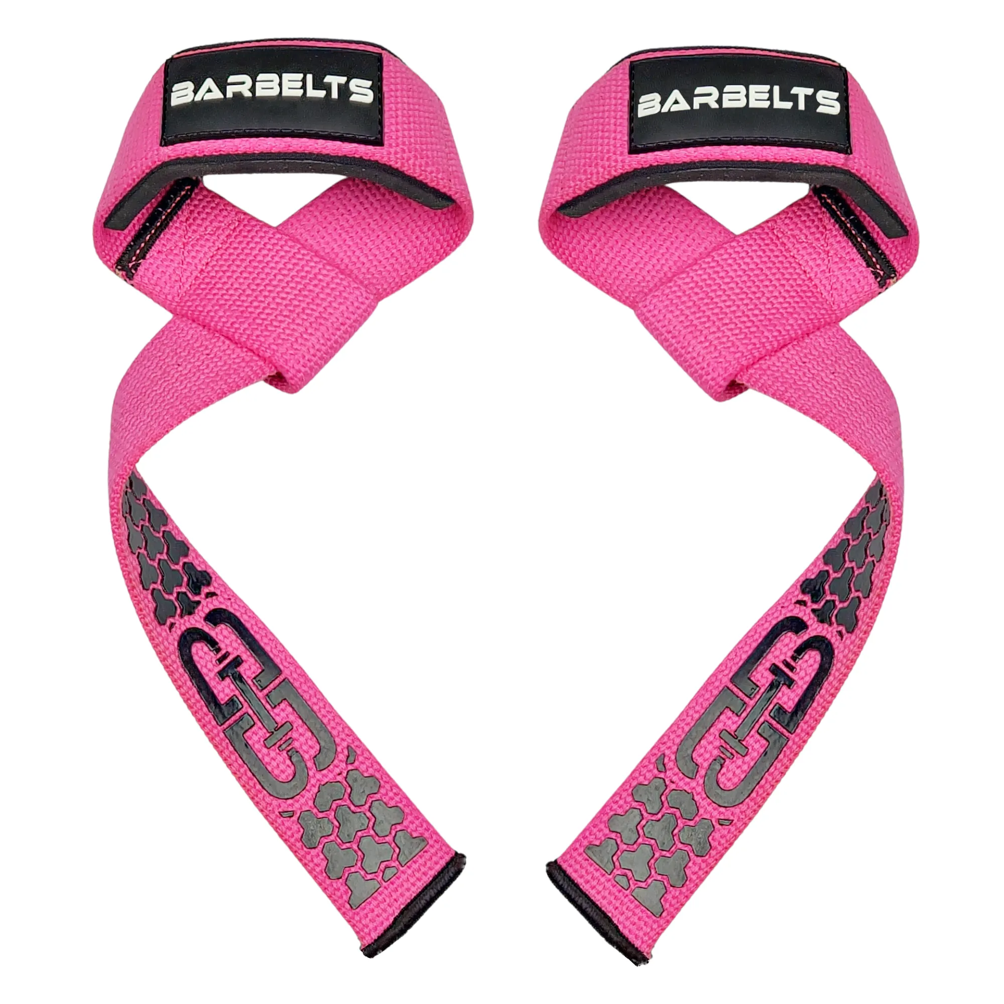 Barbelts GRIP lifting straps - pink