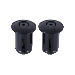 BBB ScrewOn Handlebar Plugs - Black