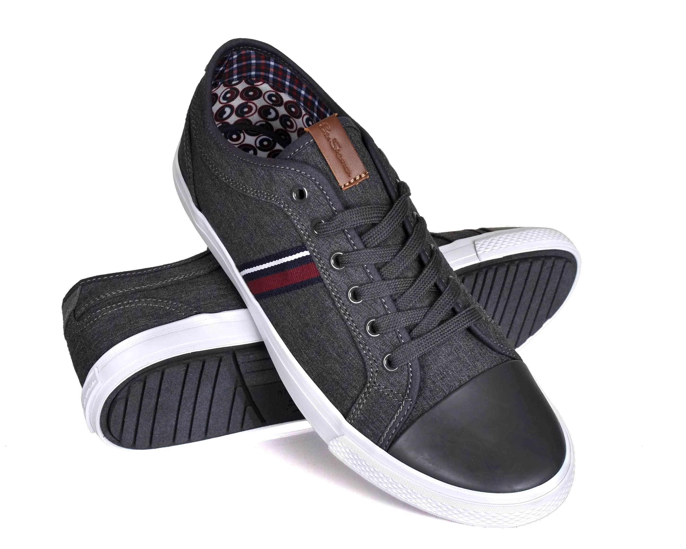 Ben Sherman Brayson OX Men's Charcoal Textile