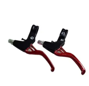 Bicycle 22.2mm MTB 2 Finger Mechanical Anodized Brake Levers