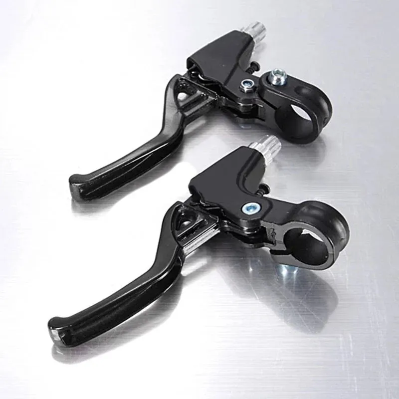 Bicycle 22.2mm MTB 2 Finger Mechanical Anodized Brake Levers