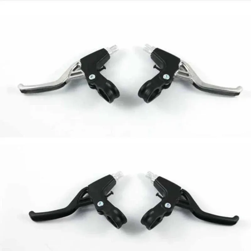Bicycle 22.2mm MTB 2 Finger Mechanical Anodized Brake Levers