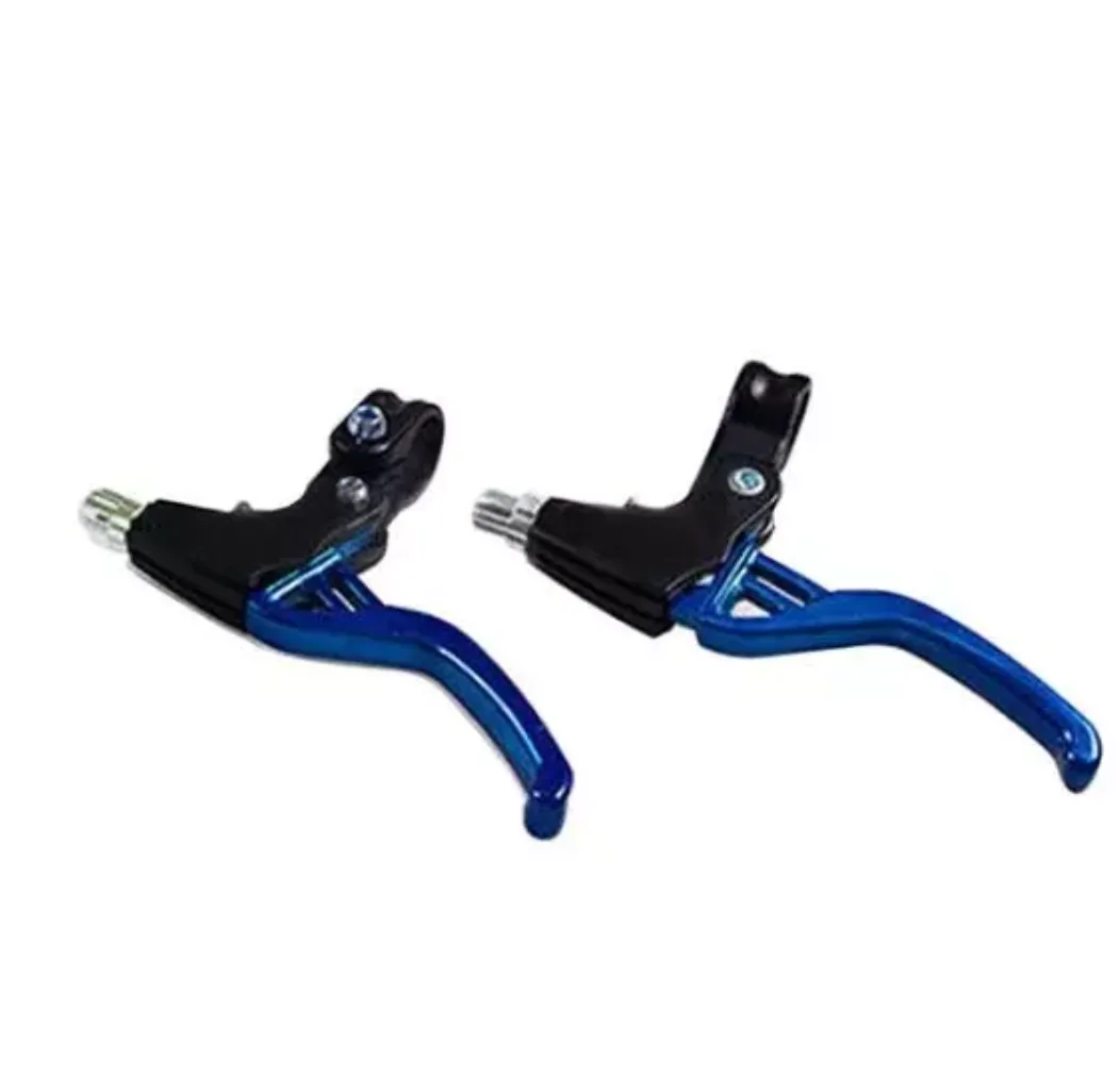Bicycle 22.2mm MTB 2 Finger Mechanical Anodized Brake Levers