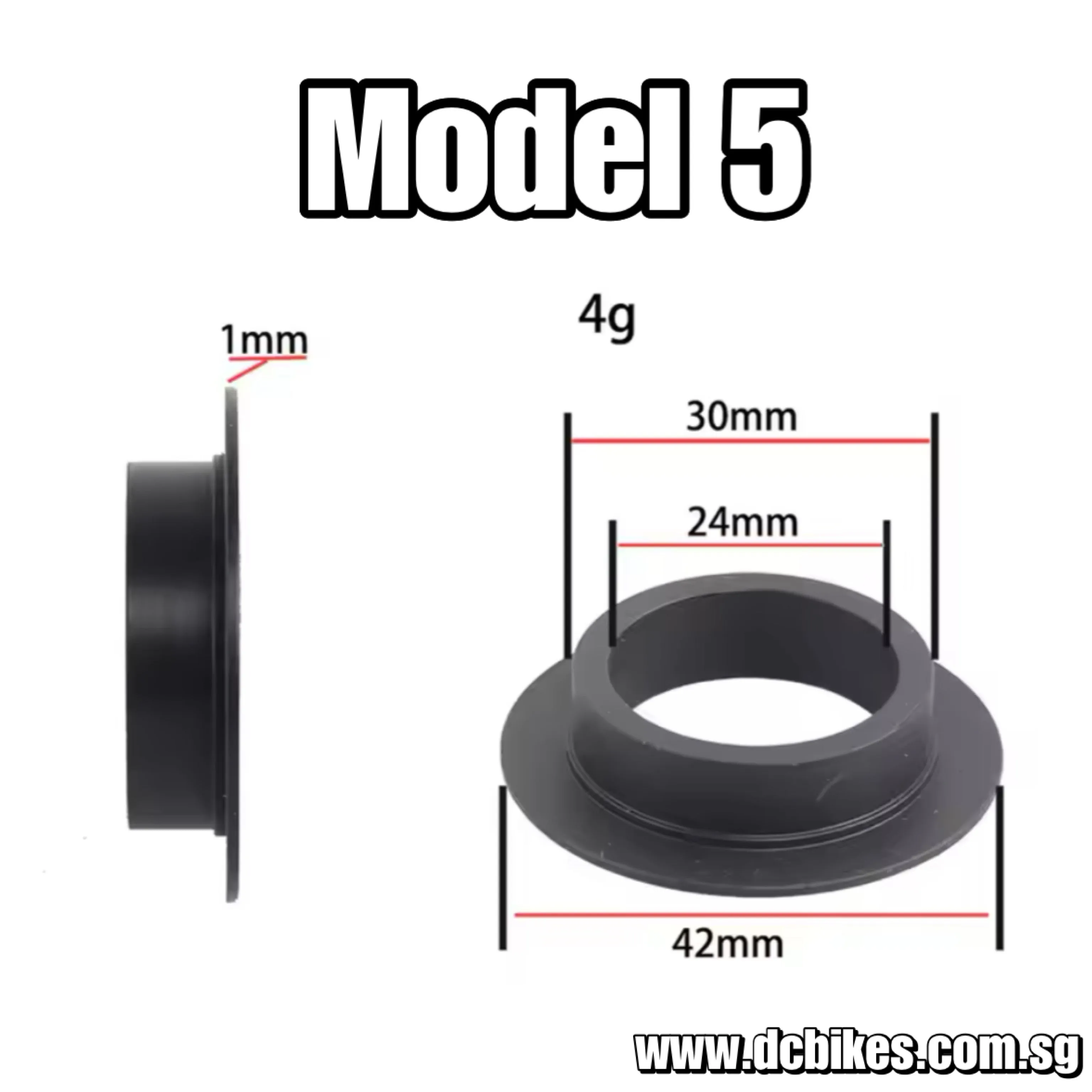 Bicycle Bottom Bracket BB Side Dust Cover Shim Conversion Adapter Repair Parts For T47 BB30 BB86 BB92 FSA Shimano DUB BSA Threaded Press Fit BB - 1 Piece