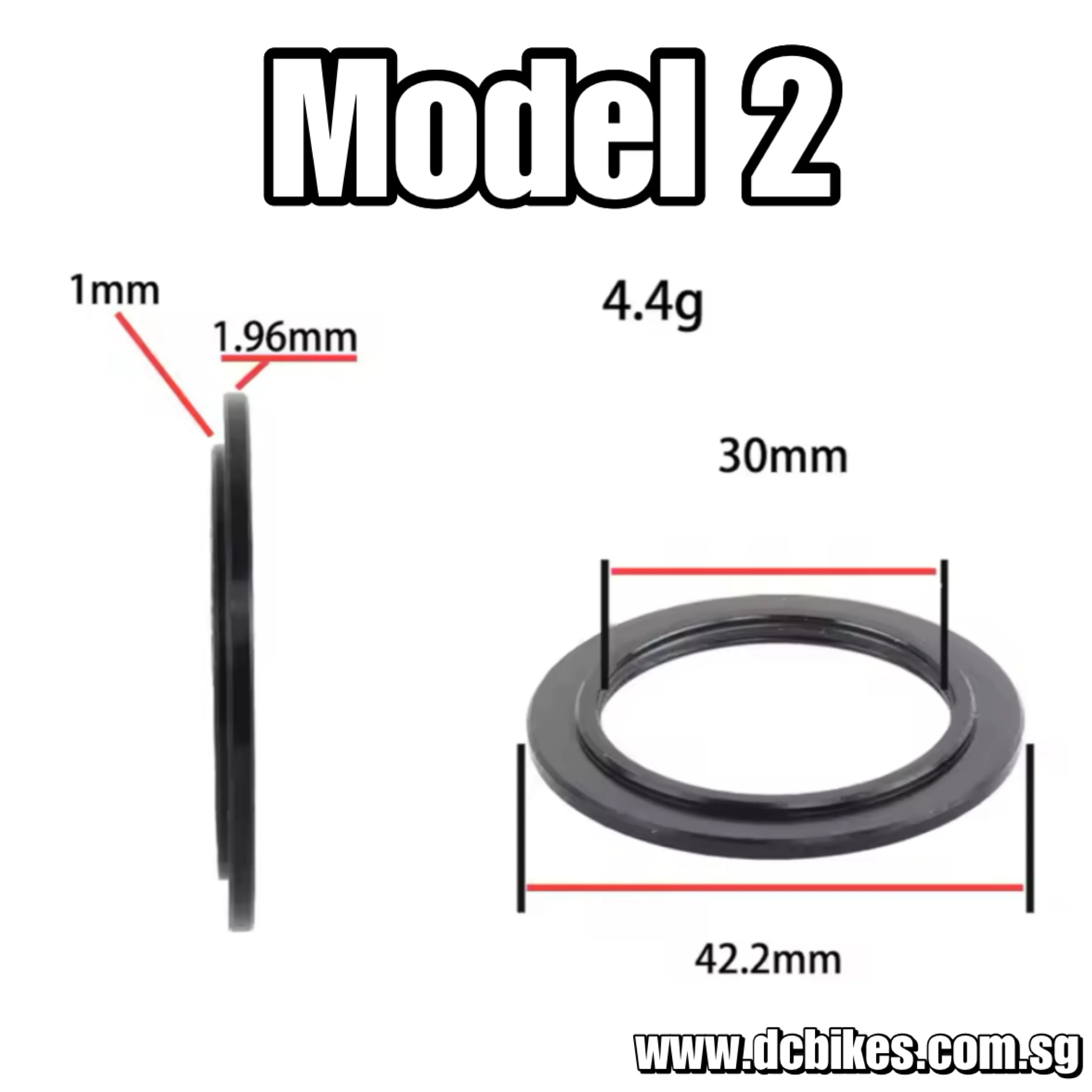 Bicycle Bottom Bracket BB Side Dust Cover Shim Conversion Adapter Repair Parts For T47 BB30 BB86 BB92 FSA Shimano DUB BSA Threaded Press Fit BB - 1 Piece