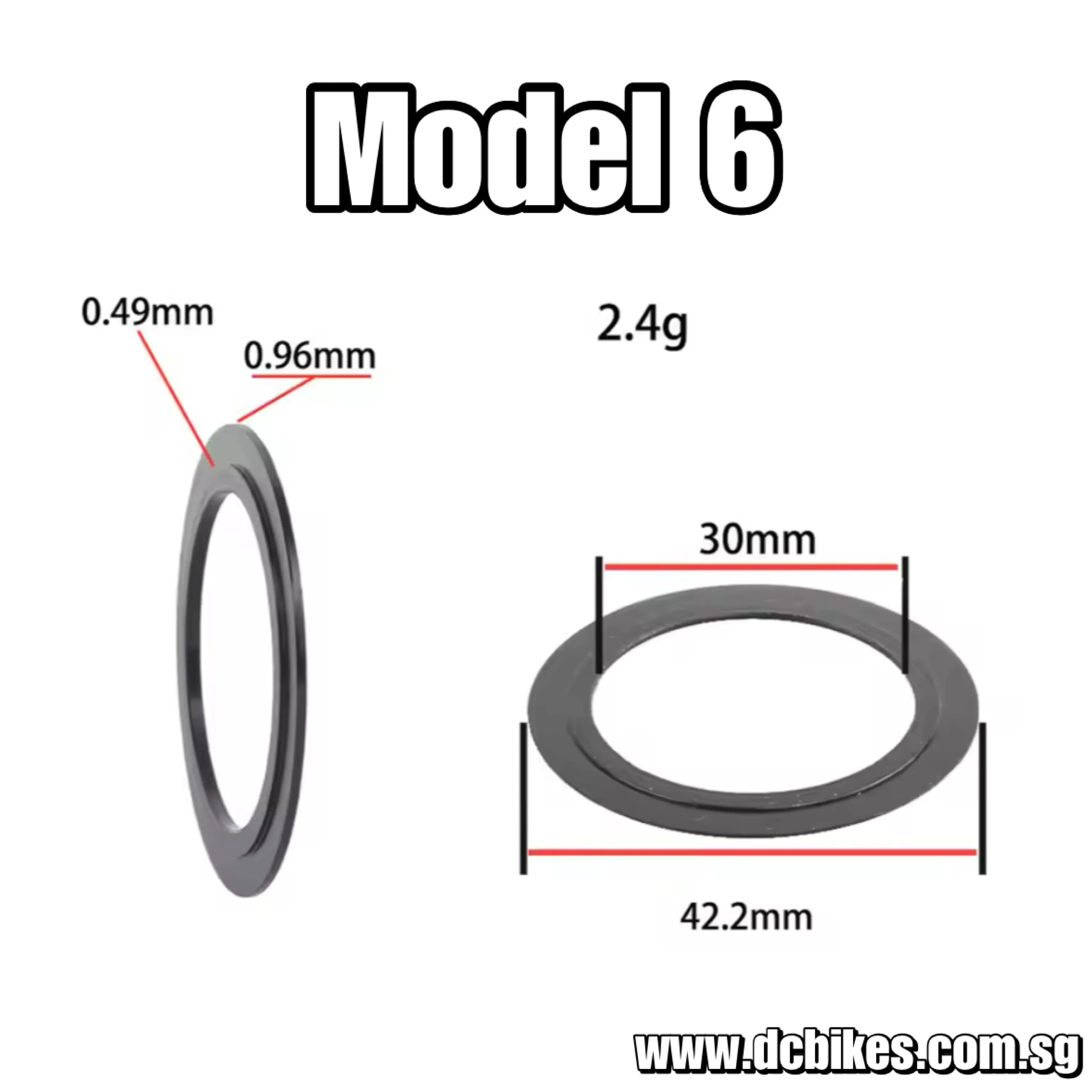 Bicycle Bottom Bracket BB Side Dust Cover Shim Conversion Adapter Repair Parts For T47 BB30 BB86 BB92 FSA Shimano DUB BSA Threaded Press Fit BB - 1 Piece