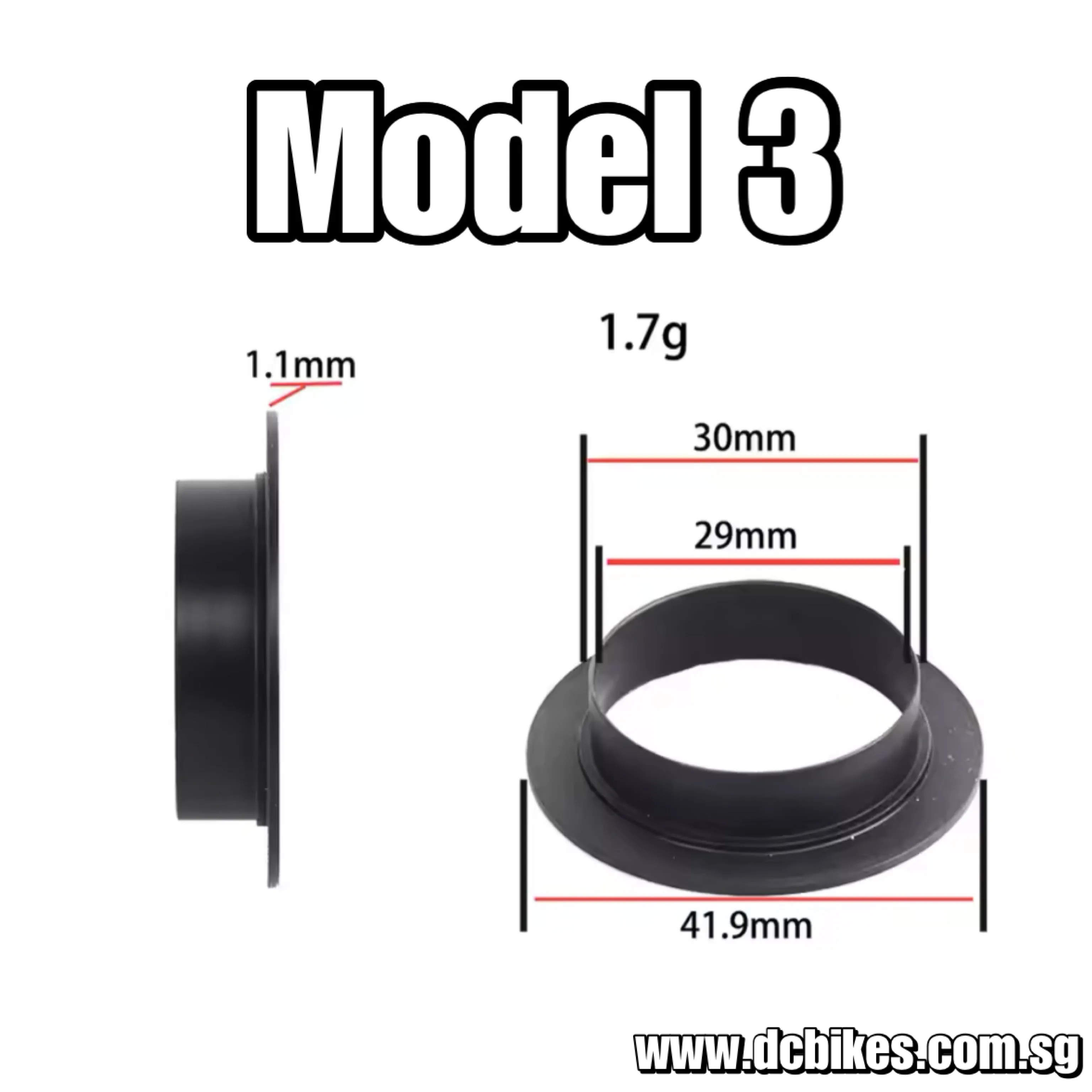 Bicycle Bottom Bracket BB Side Dust Cover Shim Conversion Adapter Repair Parts For T47 BB30 BB86 BB92 FSA Shimano DUB BSA Threaded Press Fit BB - 1 Piece