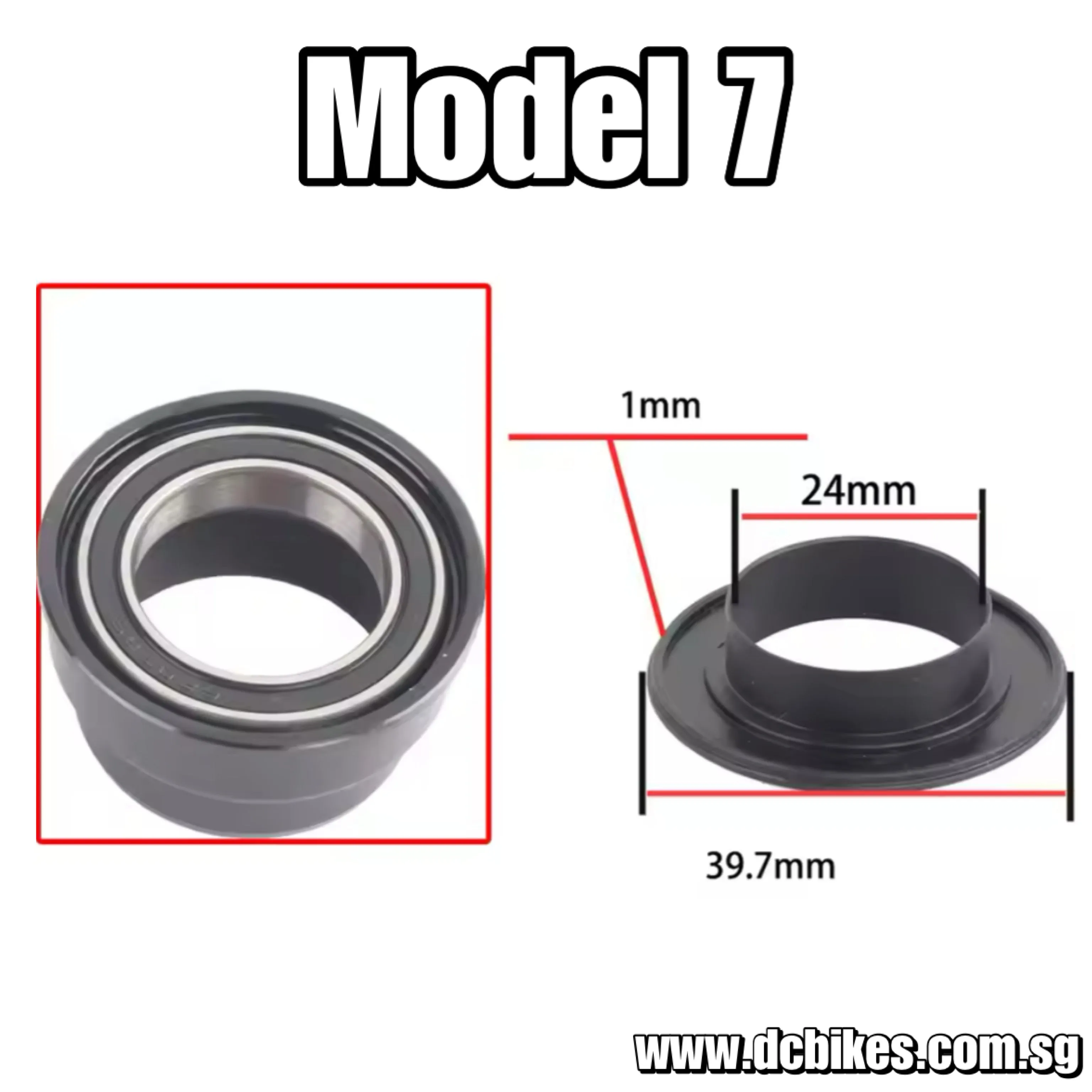 Bicycle Bottom Bracket BB Side Dust Cover Shim Conversion Adapter Repair Parts For T47 BB30 BB86 BB92 FSA Shimano DUB BSA Threaded Press Fit BB - 1 Piece