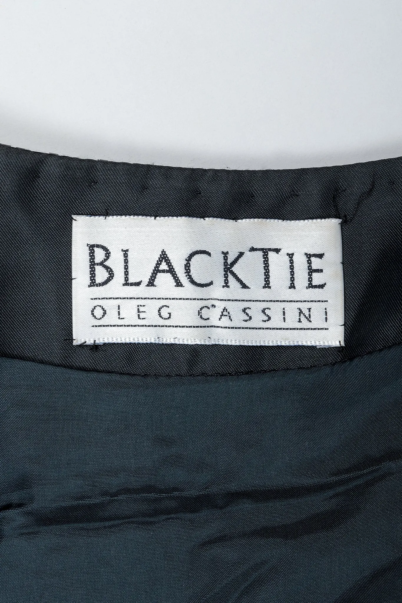 Black Tie Sequined Mosaic Jacket