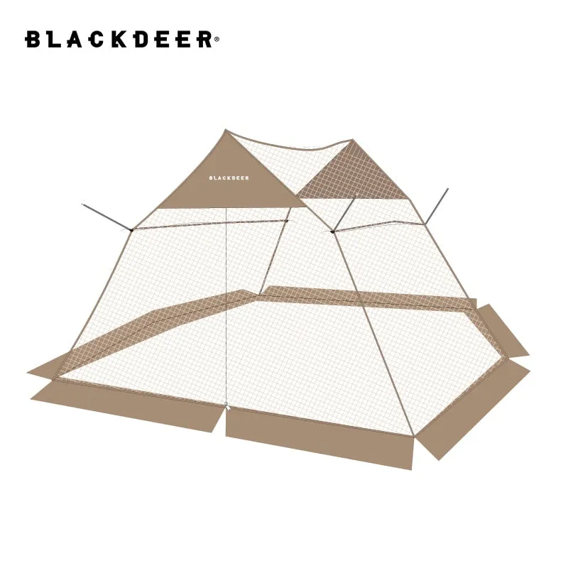 BLACKDEER Summer Canopy Anti-Mosquito Mesh Ventilation Tent 5-8 people