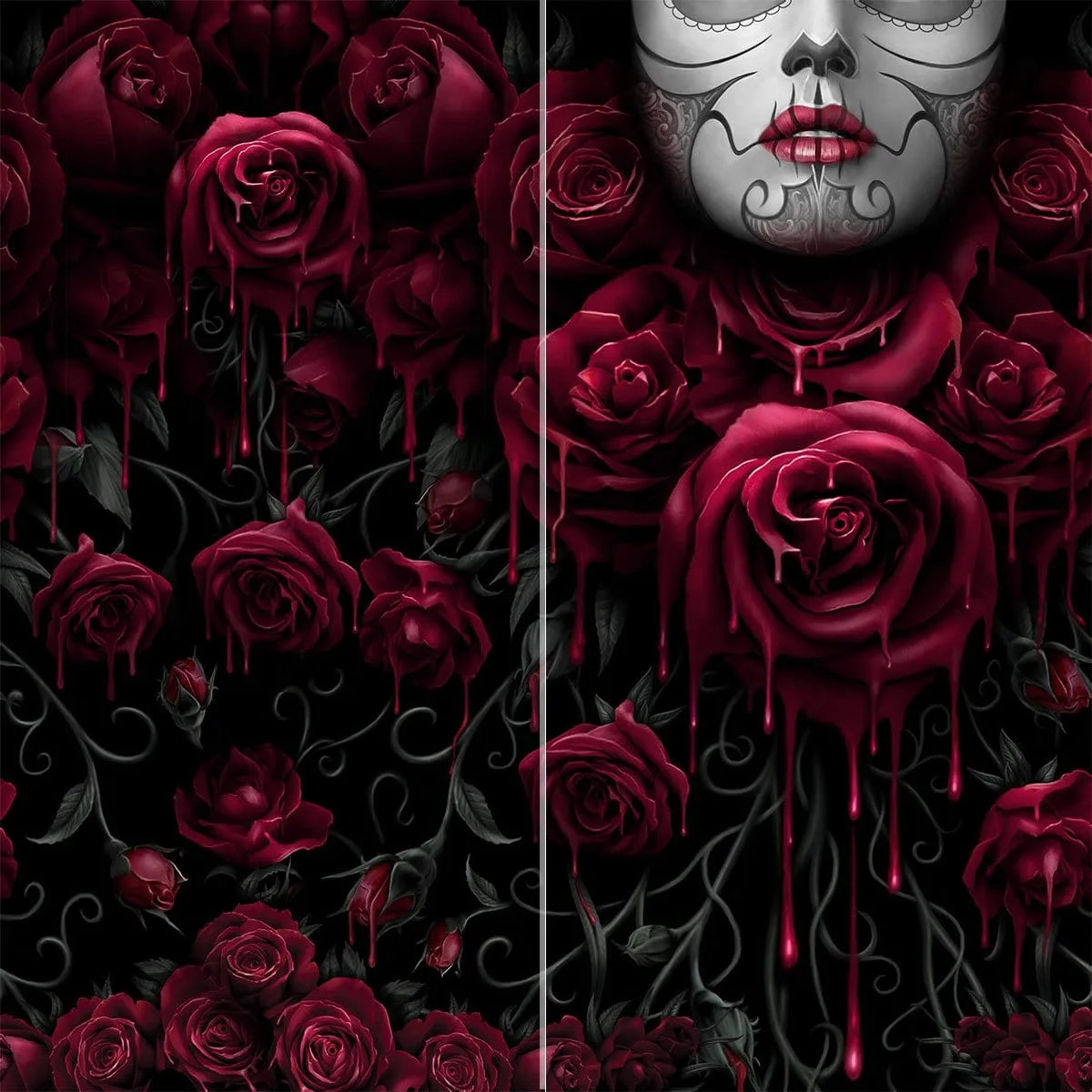 BLOOD ROSE - Multifunctional Face Wraps