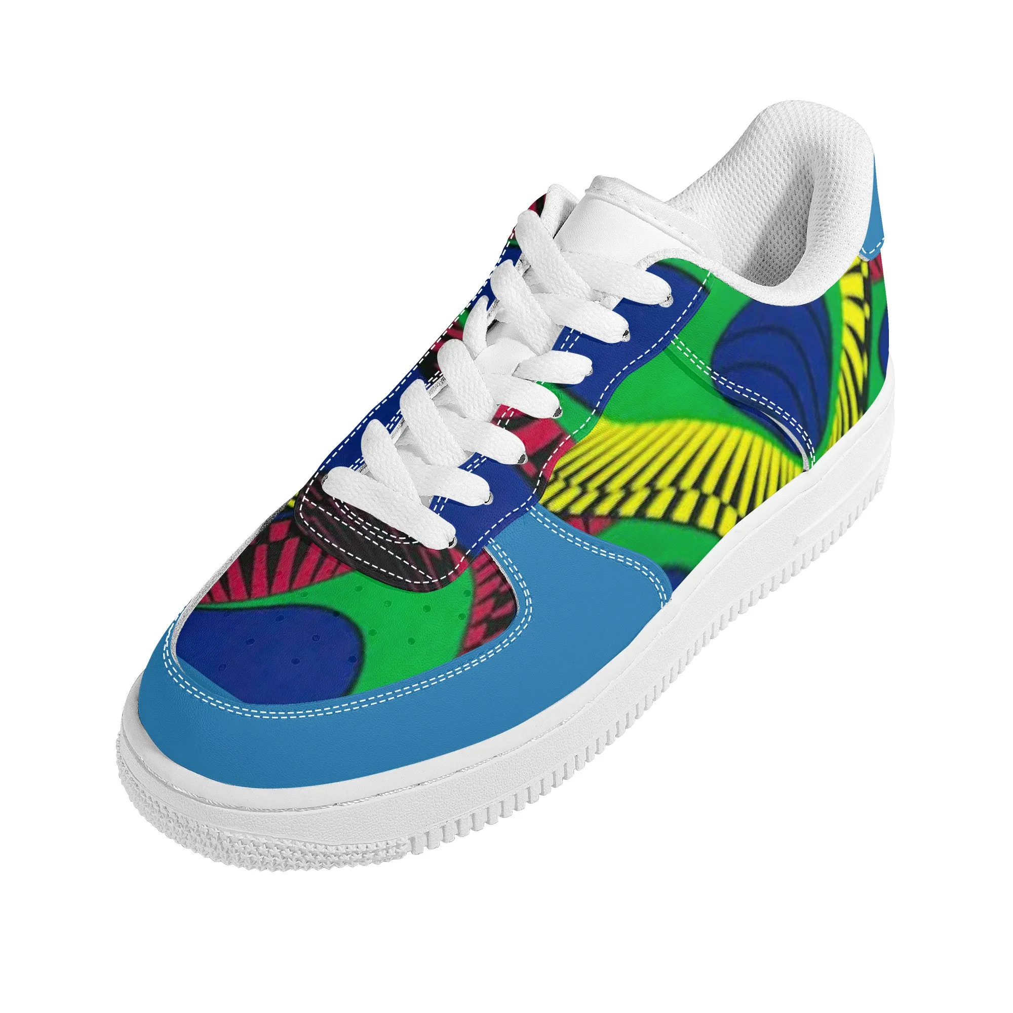 Bloom  African Print Low Top Unisex Sneaker