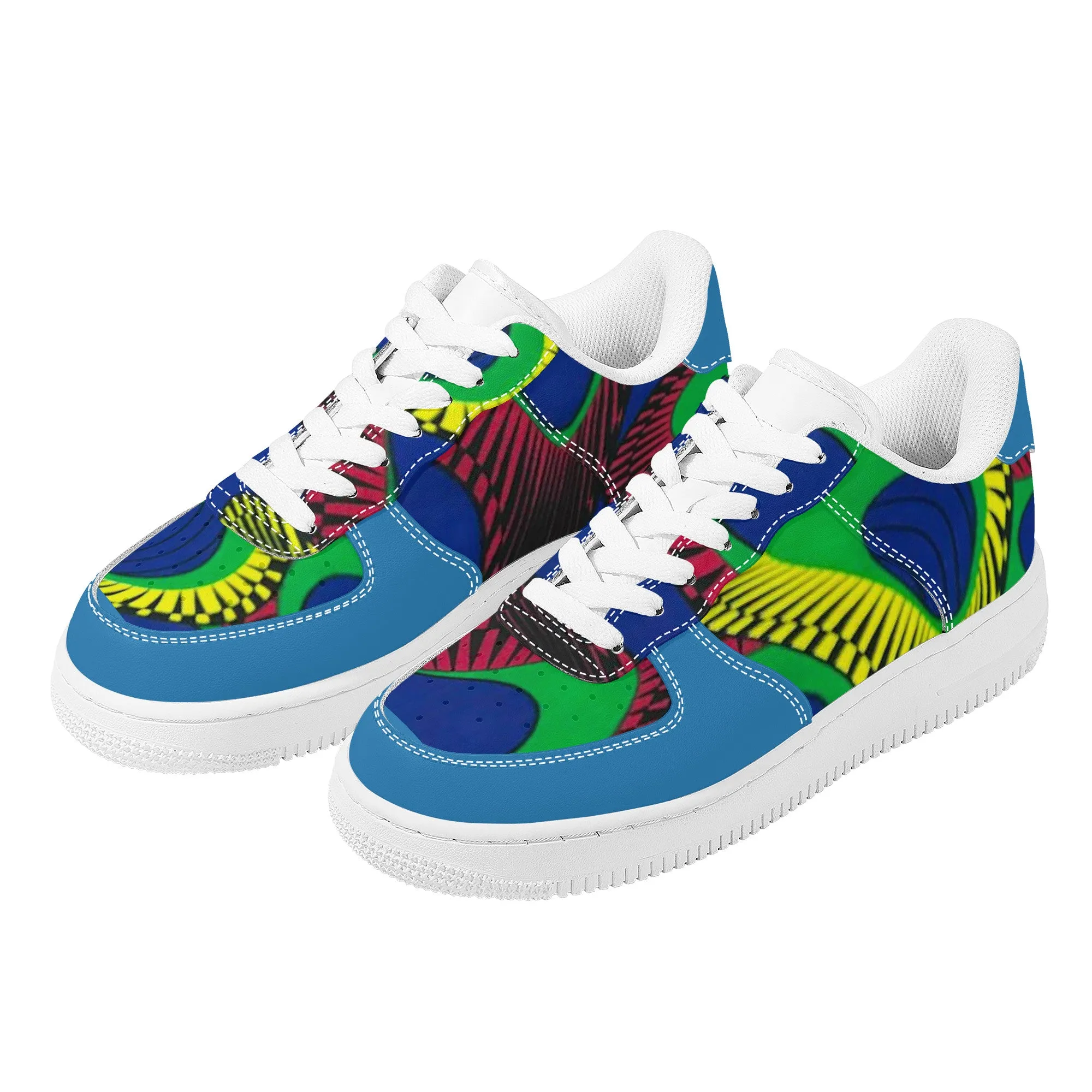 Bloom  African Print Low Top Unisex Sneaker