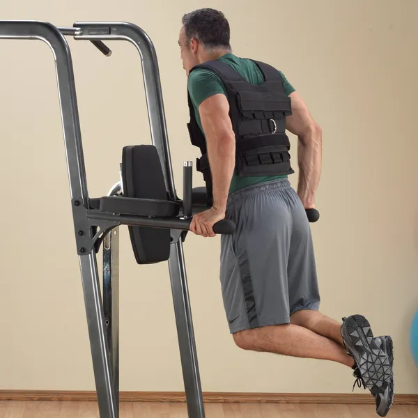 Body Solid FCD Fusion Vertical Knee Raise Dip Pull-Up Station
