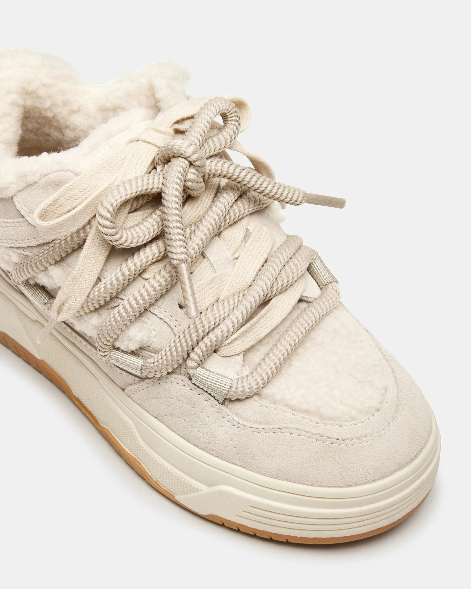 BOOMER FAUX FUR TAUPE MULTI