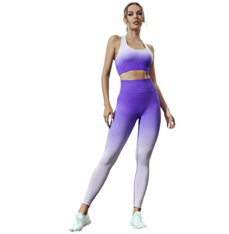 Breathable quick-drying bra long pants sportswear