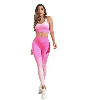 Breathable quick-drying bra long pants sportswear