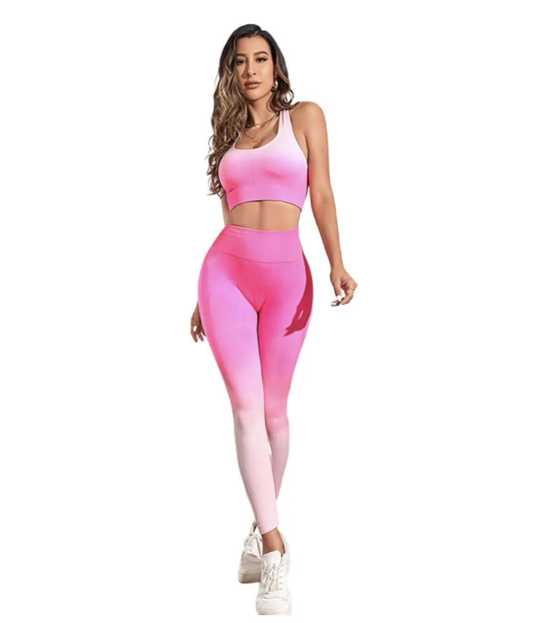 Breathable quick-drying bra long pants sportswear