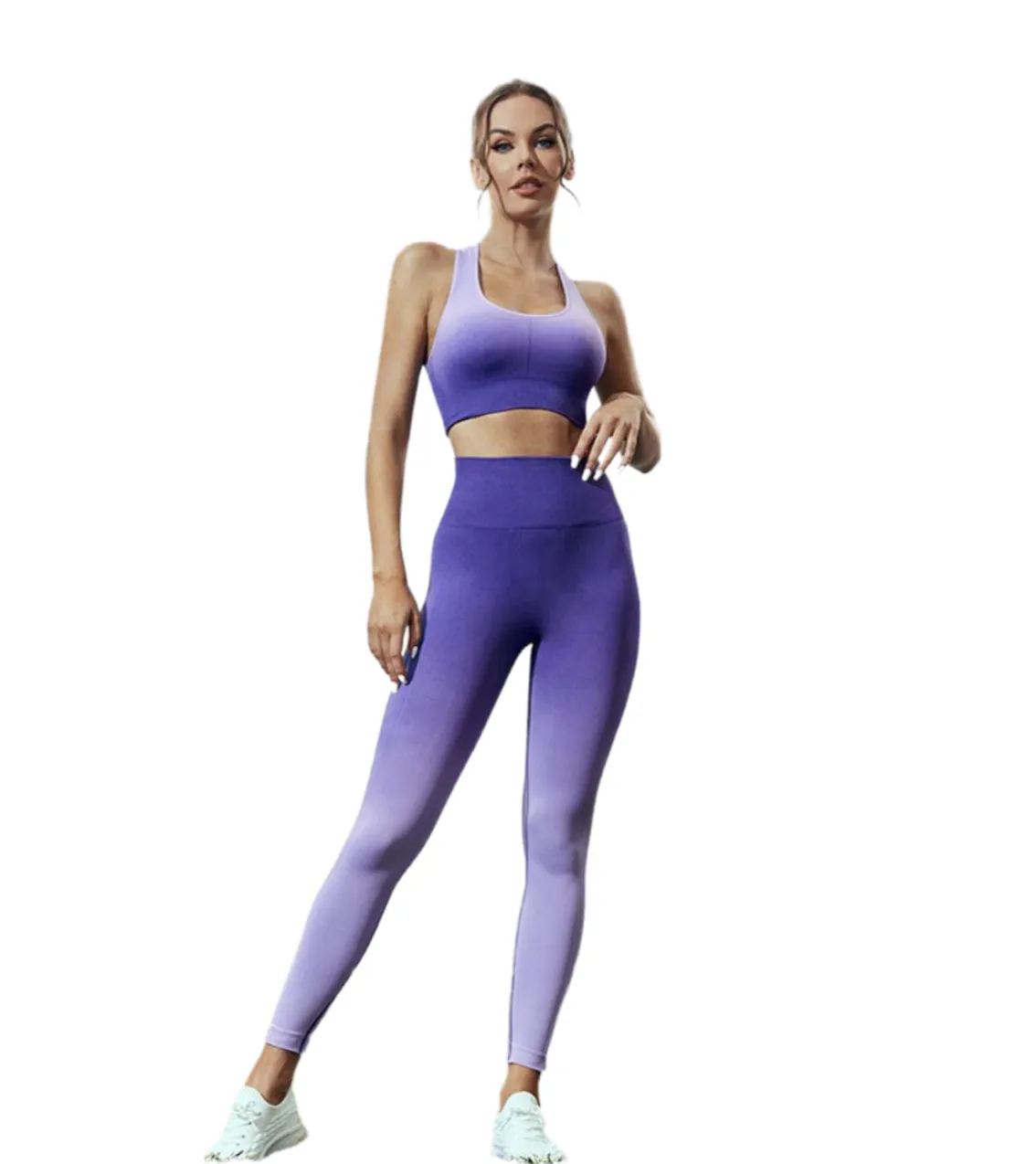 Breathable quick-drying bra long pants sportswear