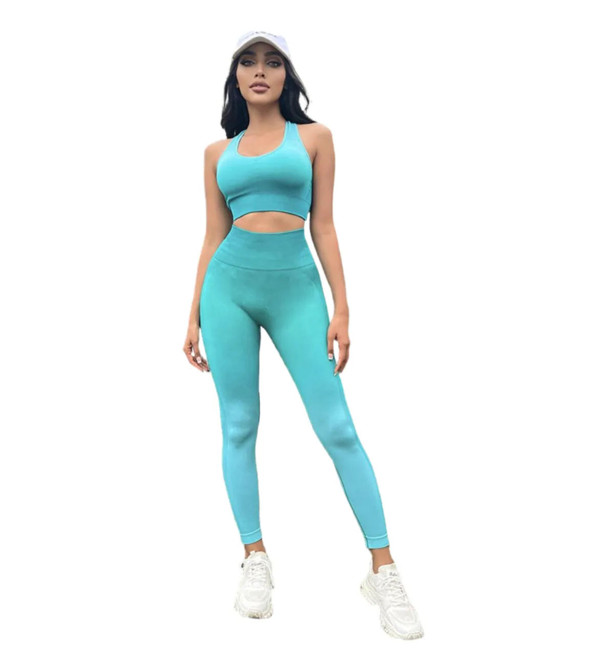Breathable quick-drying bra long pants sportswear