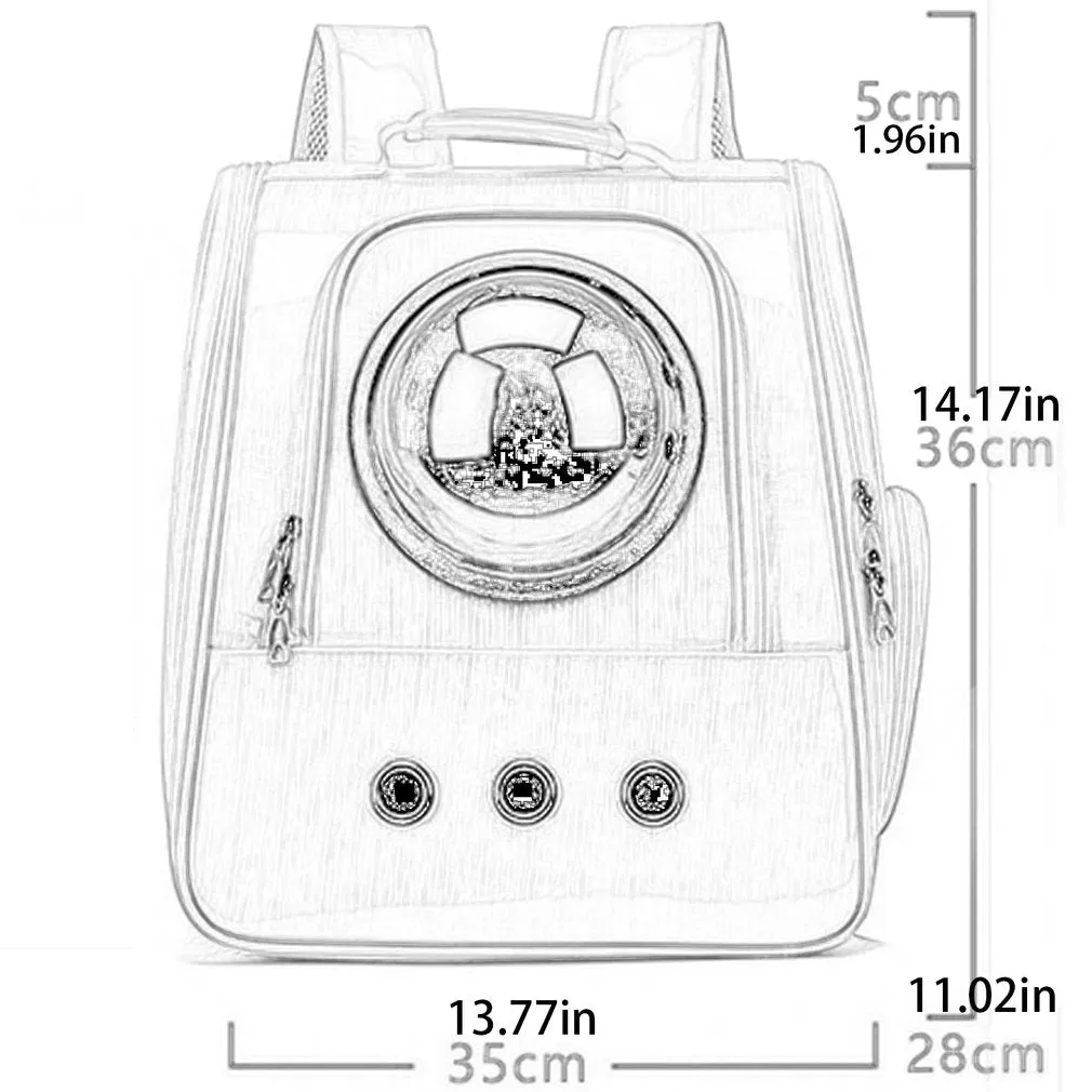 Breathable Space Capsule Pet Cat Carrier Backpack Outdoor For Small Dogs Cats