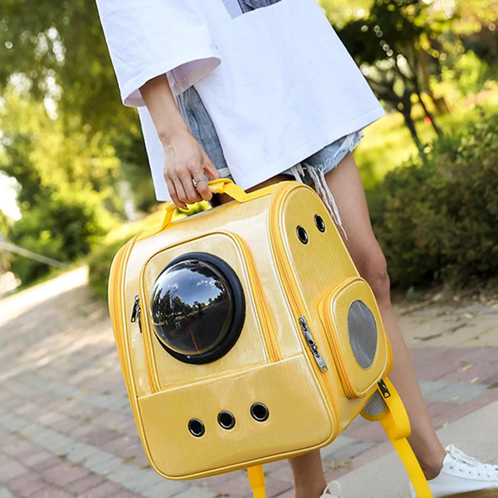 Breathable Space Capsule Pet Cat Carrier Backpack Outdoor For Small Dogs Cats