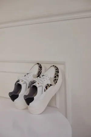 Breeze Panther Leather Sneaker-Animal Print