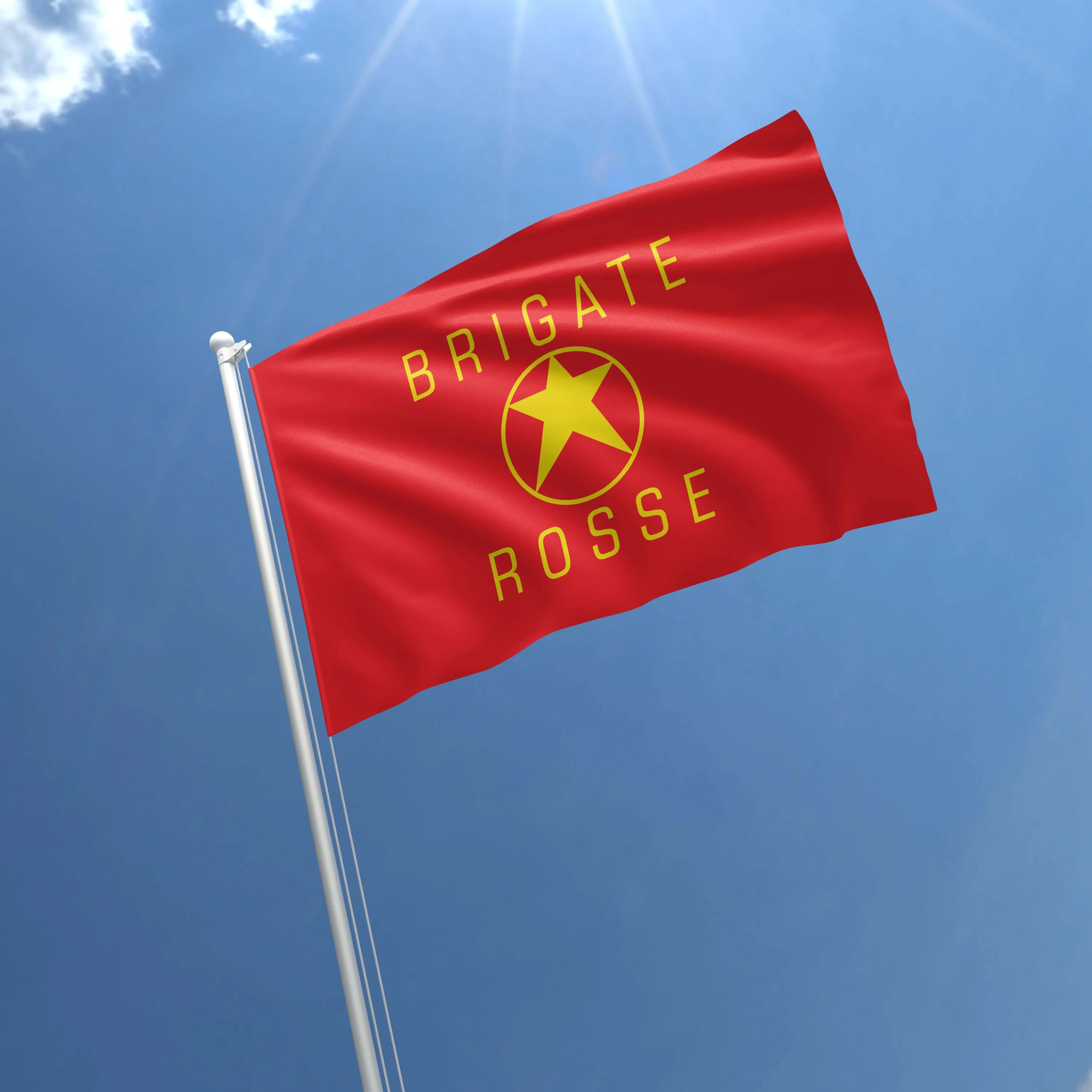Brigate Rosse Italy Flag Banner