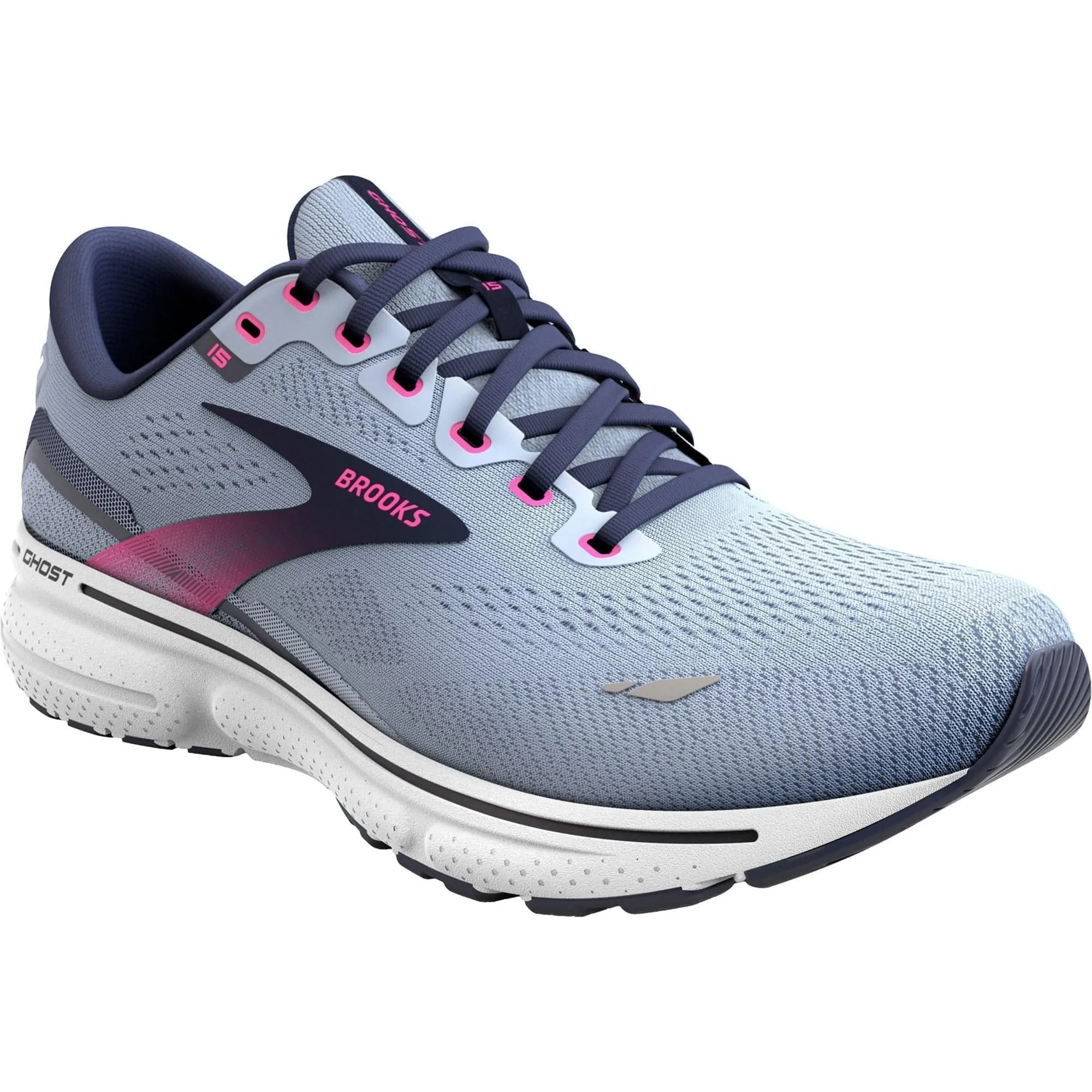 Brooks Ghost 15 Womens Running Shoes - Blue