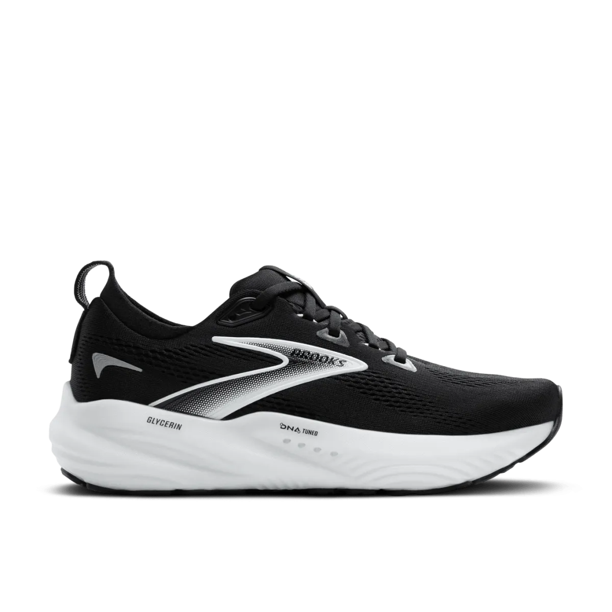 Brooks - Glycerin 22 - Men's - 2E WIDE - Black/Grey/White