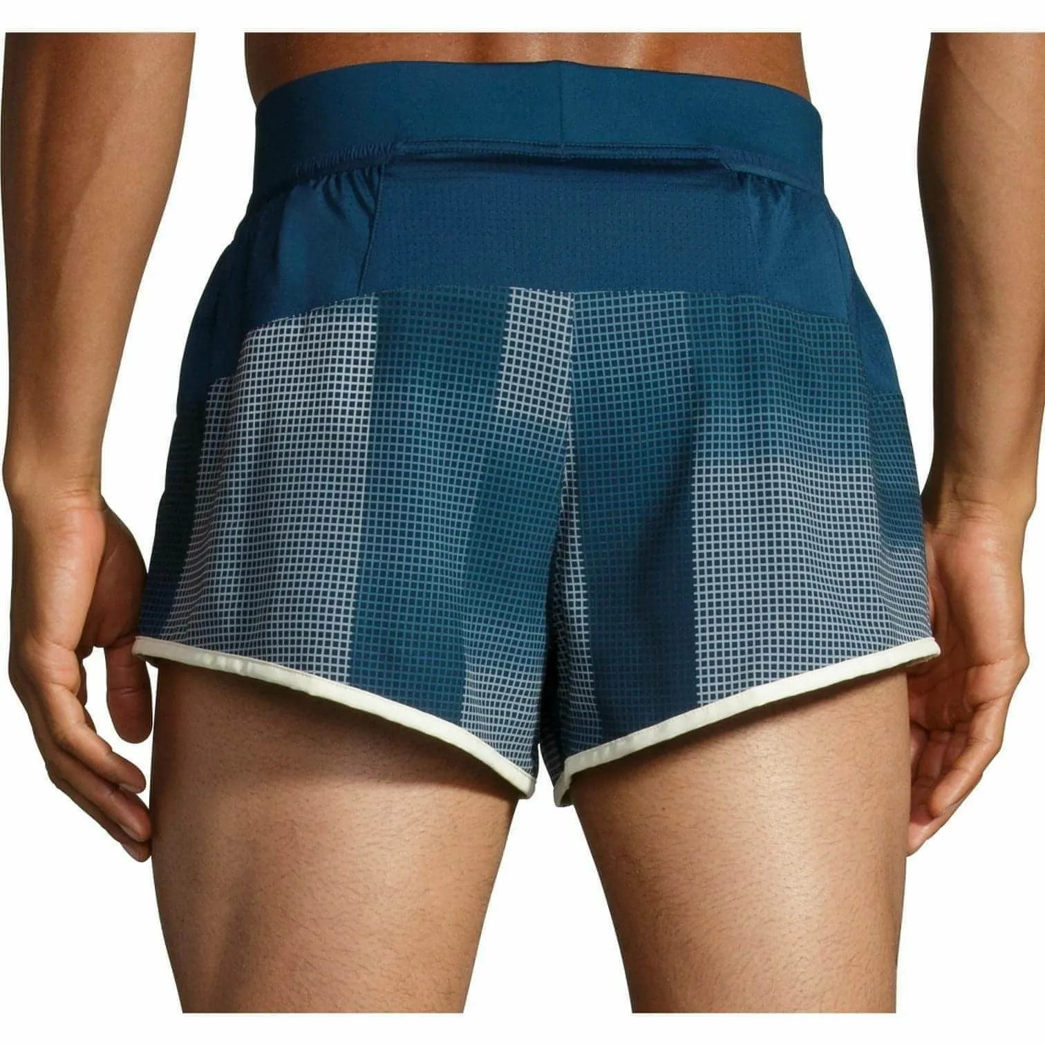 Brooks Sherpa 3 Inch Split Mens Running Shorts - Blue