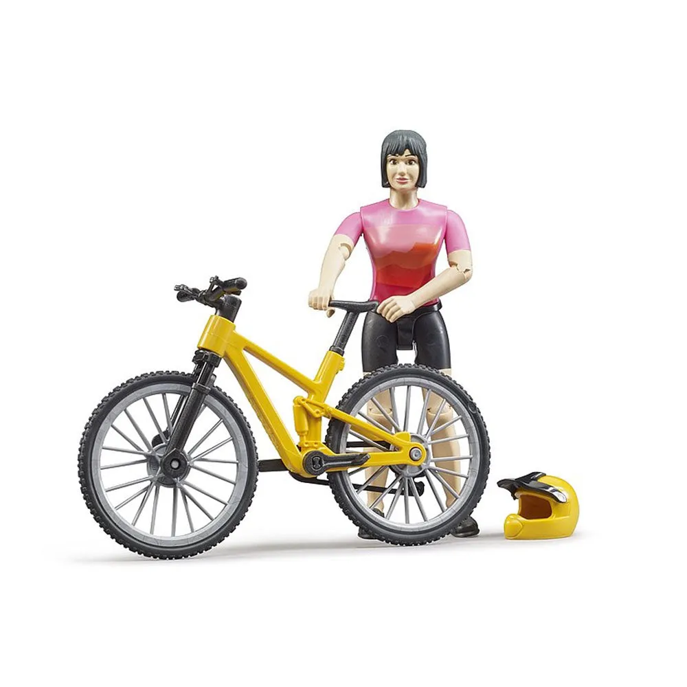 Bruder - Mountain Bike with Cyclist