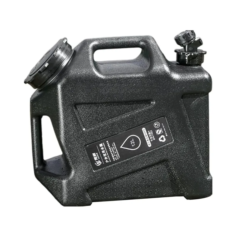 Camping Water Container Large Capacity Outdoor Water Jug Faucet Portable Water Dispenser Carrier for Hiking, Fishing, Large Gym Sports Bottle