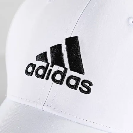 CAPPELLINO DA BASEBALL ADIDAS EMBROIDERED LOGO LIGHTWEIGHT BIANCO