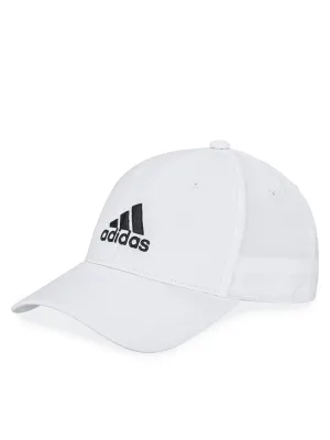 CAPPELLINO DA BASEBALL ADIDAS EMBROIDERED LOGO LIGHTWEIGHT BIANCO