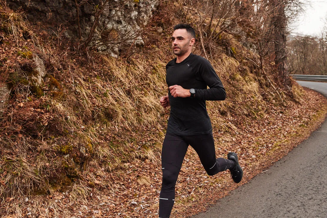 CARE MEN'S LONG-SLEEVED BREATHABLE RUNNING T-SHIRT