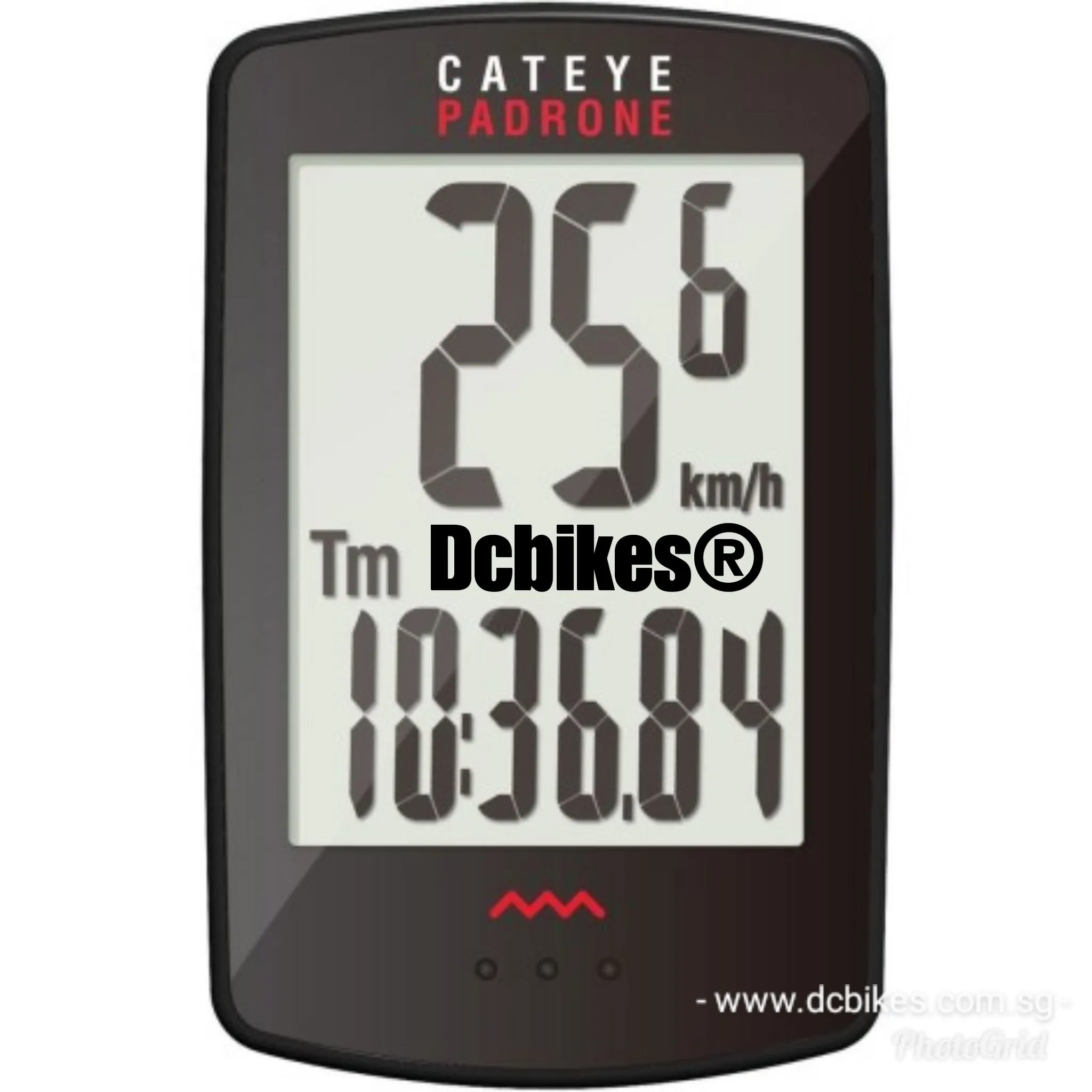 Cateye Padrone Large Screen MTB Road Cycling Wireless Speedometer Computer CC-PA100W