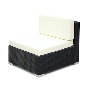 Celia - 3PC Outdoor Furniture Sofa Set Wicker Rattan Lounge Chair