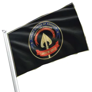 Central Intelligence Agency CIA Lethal Covert Action Flag Banner