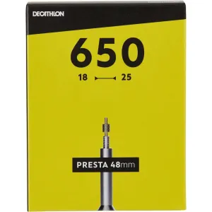 CHAMBRE A AIR 650X18/25 VALVE PRESTA 48 MM