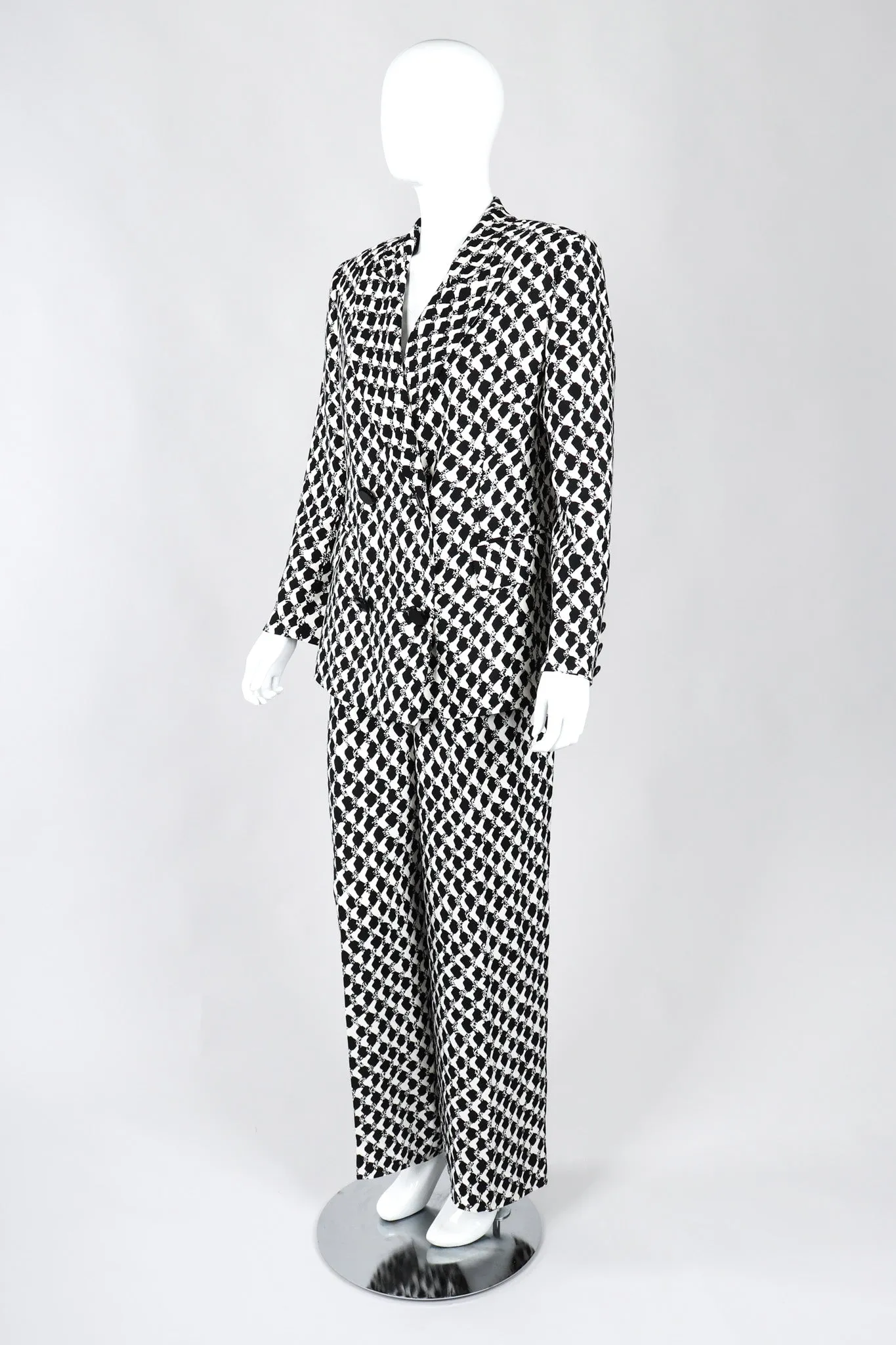 Checkered Jacket and Pants